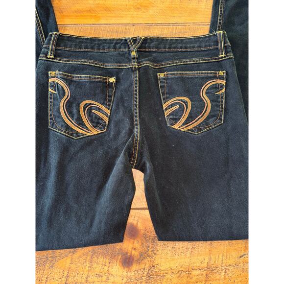 Womens SouthPole Black Denim Bootcut Vintage Y2K Style Jeans Size 9 - Picture 7 of 13